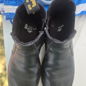 Dr. Martens Black Leather KIDS Boots